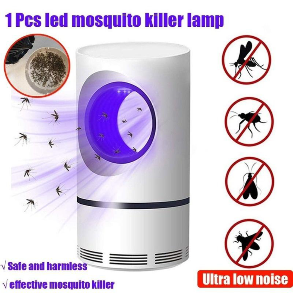 Electric Mosquito Killer Lamp: LED Fly Trap Light with Pest Control