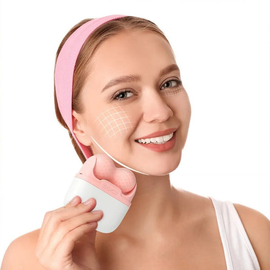 Portable Ice Roller for Face & Eyes - Cooling Facial Massage Tool