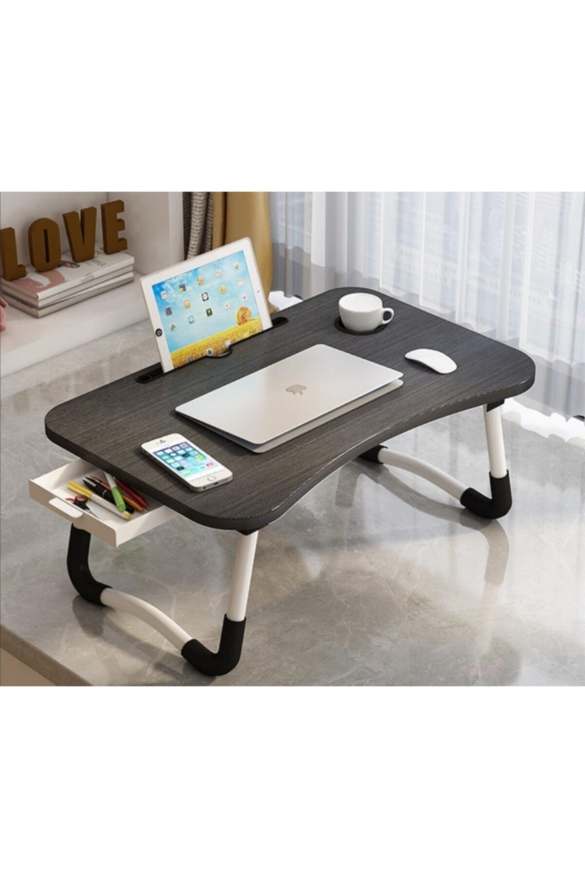 Folding Laptop & Tablet Desk: Versatile multiuse