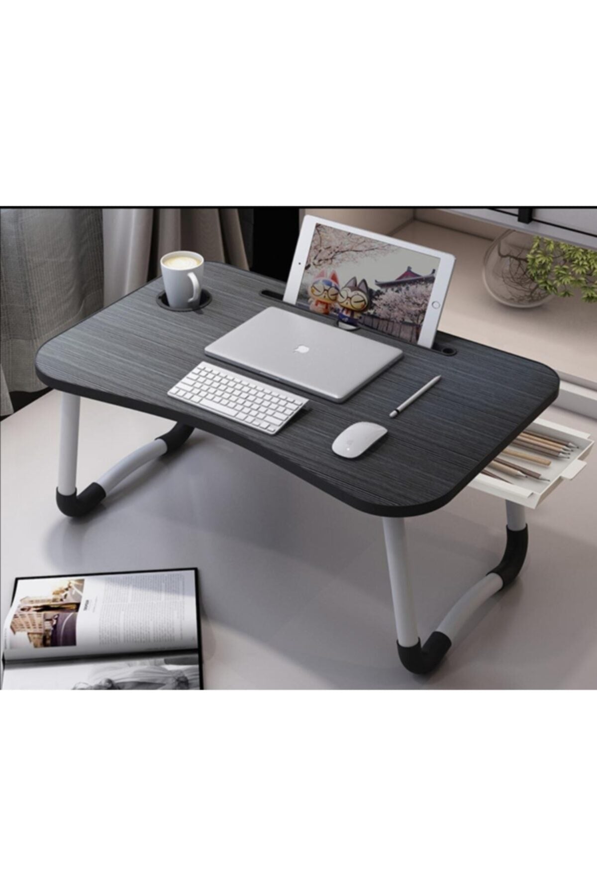 Folding Laptop & Tablet Desk: Versatile multiuse